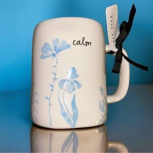 Rae Dunn ‘Calm’ Floral Mug NWT